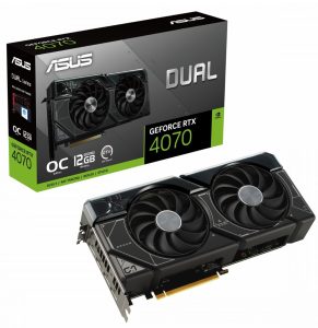 مشخصات فنی مشخصات کارت گرافیک سازنده ایسوس (Asus) ابعاد 267 * 133.9 * 51.3 میلی‌متر تعداد فن 2 عدد نورپردازی ندارد مدل پردازنده RTX 4070 SUPER سازنده پردازنده گرافیکی nVidia نسل پردازنده Ada Lovelace تکنولوژی ساخت 4 نانومتر هسته CUDA 7168 عدد نوع حافظه GDDR6X حجم حافظه 12 گیگابایت پهنای باند رابط 192 بیت نسل PCI Express x16 نسل چهارم چینش SLI/CrossFire رابط DirectX نسخه 12 پشتیبانی از HDCP پشتیبانی از 8K حداکثر رزولوشن 7680×4320 پیکسل تعداد نمایشگر قابل پشتیبانی 4 عدد خروجی HDMI 1 عدد خروجی DisplayPort 3 عدد نوع خنک کننده هیت‌سینک و پایپ و فن فضای نصب مورد نیاز سه اسلات سوکت برق 8 پین PCI-E 2 عدد پاور پیشنهادی 750 وات توان مصرفی 250 وات 